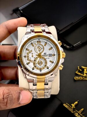 Casio EFV-610E Premium Chronograph Men’s Watch – Stainless Steel, Waterproof 100M, Multi-Dial Sports Luxury Wristwatch