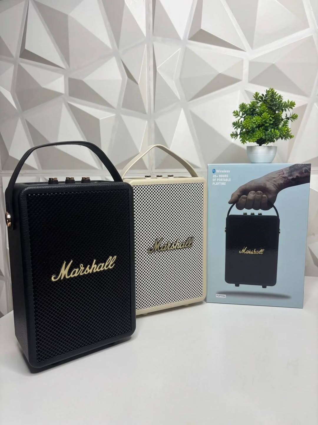 Marshall TVFTON Big Bass Portable Bluetooth Speaker 20+ Hrs Playtime, USB & Type‑C Charging - Image 2