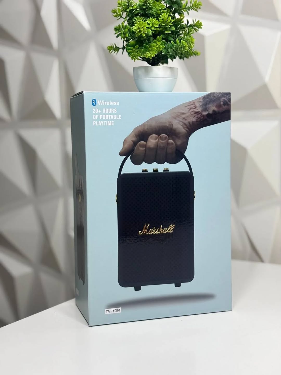 Marshall TVFTON Big Bass Portable Bluetooth Speaker 20+ Hrs Playtime, USB & Type‑C Charging - Image 3